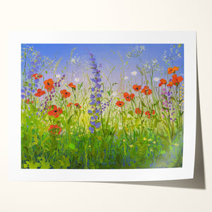 Dancing Poppies - Art Print