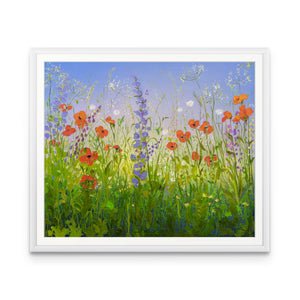 Dancing Poppies - Art Print