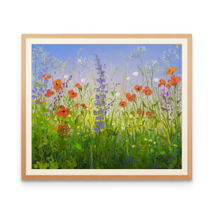Dancing Poppies - Art Print