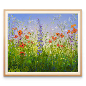 Dancing Poppies - Art Print