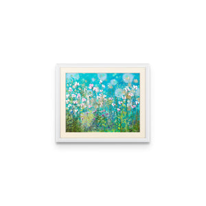 Azure Bloom - Art Print