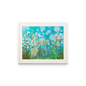 Azure Bloom - Art Print