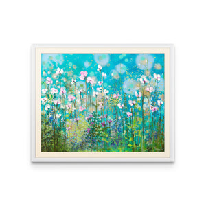 Azure Bloom - Art Print
