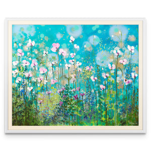 Azure Bloom - Art Print
