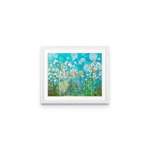 Azure Bloom - Art Print