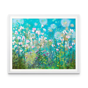 Azure Bloom - Art Print