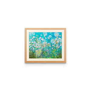 Azure Bloom - Art Print