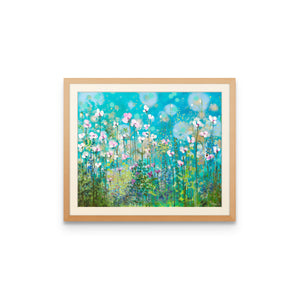 Azure Bloom - Art Print