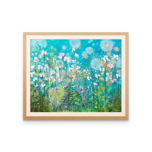 Azure Bloom - Art Print
