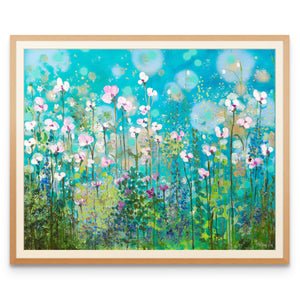 Azure Bloom - Art Print