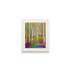 Birch Path - Art Print