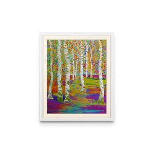 Birch Path - Art Print