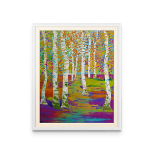Birch Path - Art Print