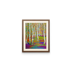 Birch Path - Art Print