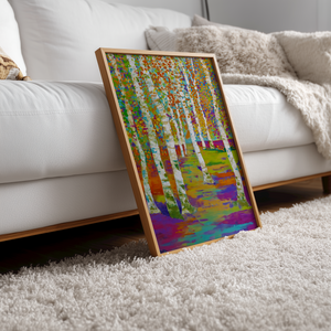 Birch Path - Art Print